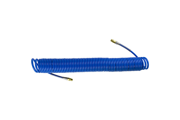 Furtun Spirală Pneumatic 15m JBM, PU, 5-8mm, Filet 1/4