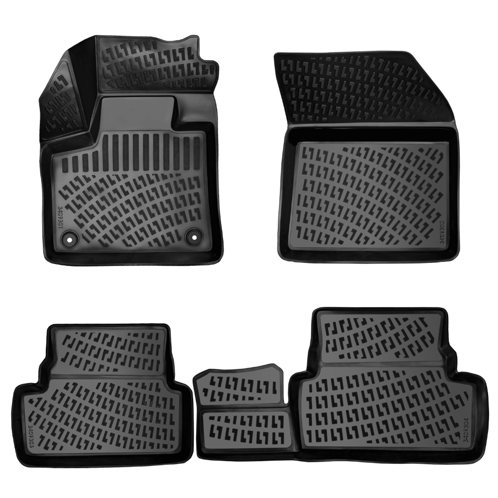 Set covorașe auto cauciuc Umbrella Peugeot 3008 II 2016-