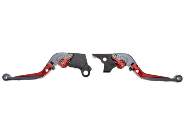 WMX Manete Reglabile Benelli TRK 502 Gri-Rosu