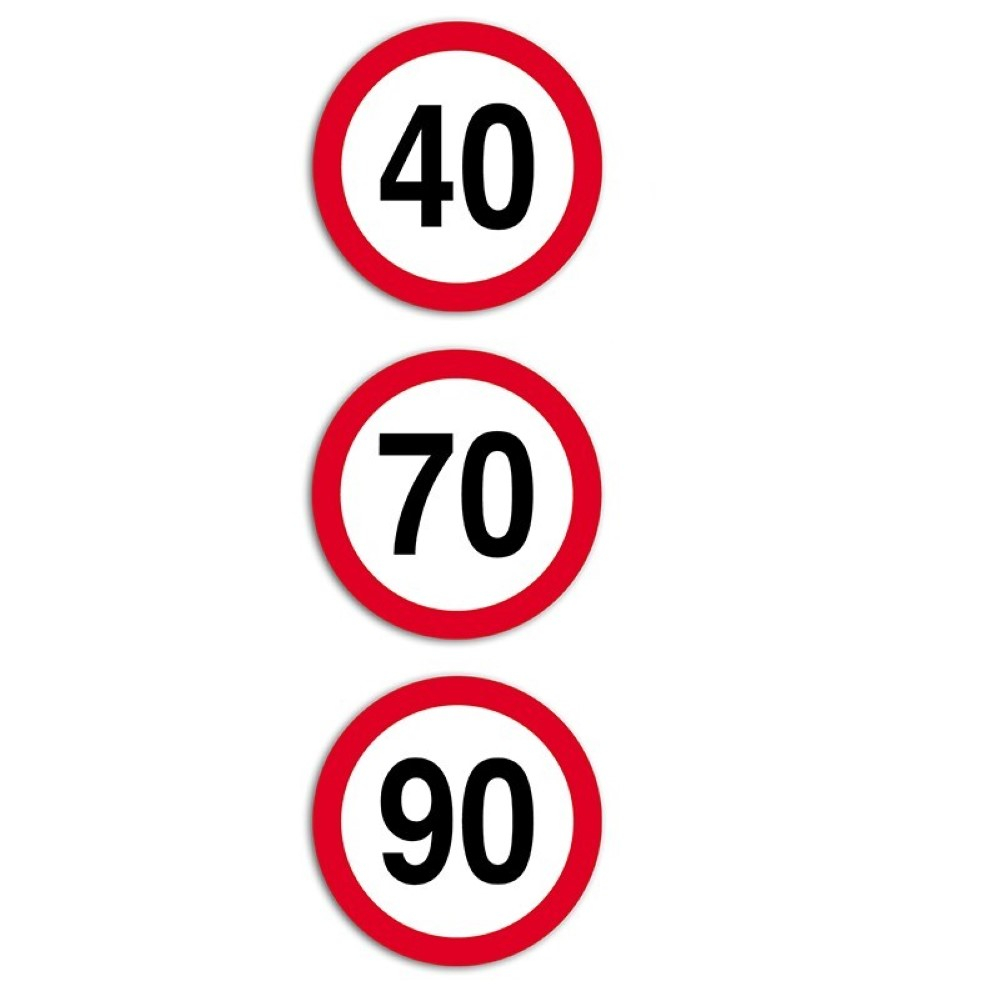 Autocolant Limita Viteza 80 km/h Reflectorizant Hico