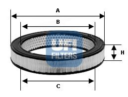 Filtru Aer UFI 27.728.00 - Compatibilitate Extinsă