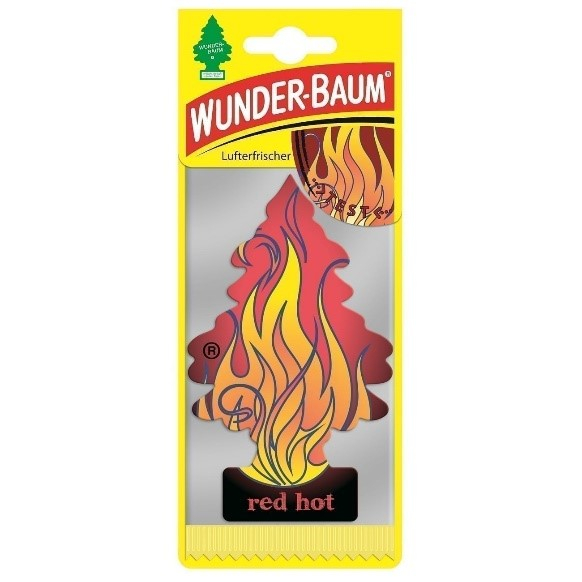 Odorizant auto Wunder-Baum Red Hot, brăduț clasic