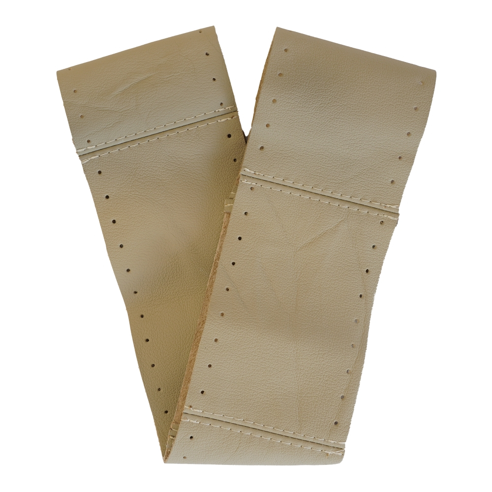 Husa Volan Piele Naturala Gri-Bej Umbrella 36-39 cm