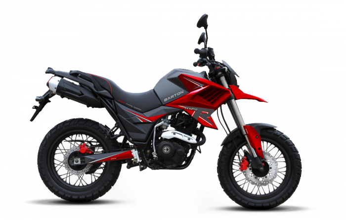 Barton Hyper 125cc - Motocicleta A1 Negru-Roșu