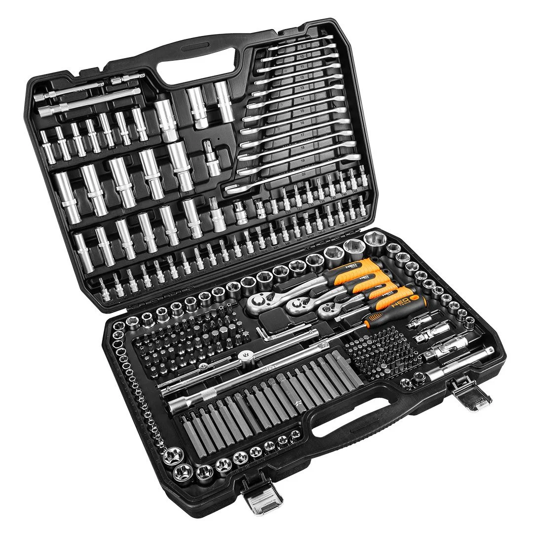 Trusa scule 300 piese NEO TOOLS 10-218, 1/2, 3/8, 1/4