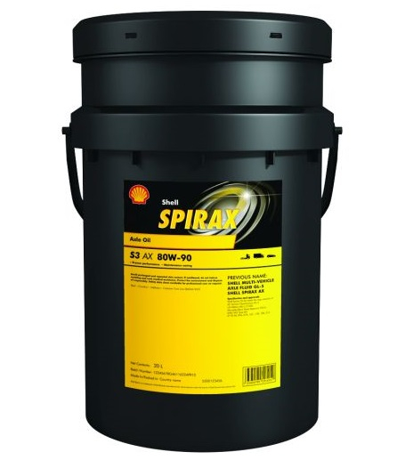 Shell Spirax S3 AX 80W90 Protecție Diferențial 20L