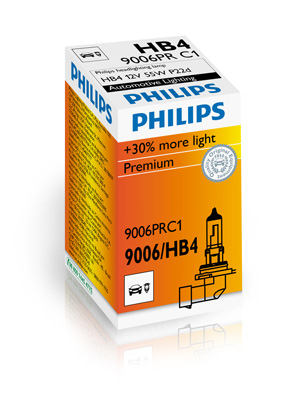 Bec Philips HB4 12V 51W - Viziune Superioară