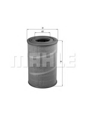 Filtru aer Mahle LX 560 | Protecție Motor