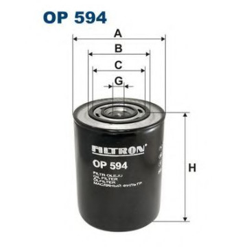 Filtru ulei Filtron OP594 | Protecție motor
