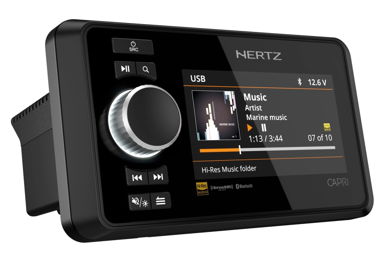 Hertz CAPRI H100: Sursă Audio Marine Hi-End