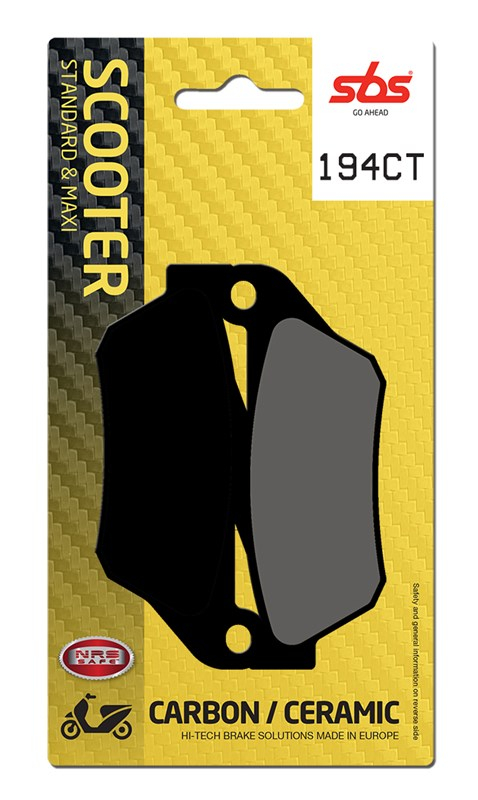 SBS 194CT Plăcuțe Frână Carbon Ceramic Scooter