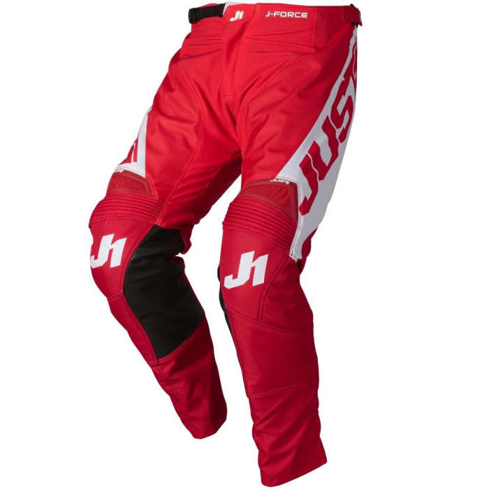 Pantaloni ATV Cross Just1 J-Force Vertigo Rosu Alb
