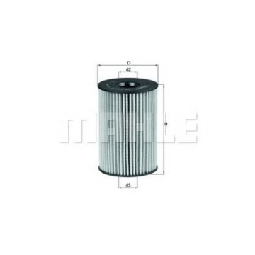 Filtru Ulei MAHLE OX 353 7D Original Premium