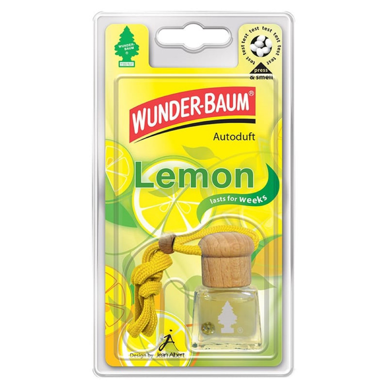 Odorizant auto Wunder-Baum LEMON, aromă de lămâie