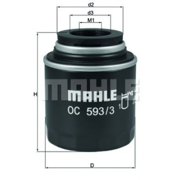 Filtru Ulei Mahle OC 593 - Protecție Motor
