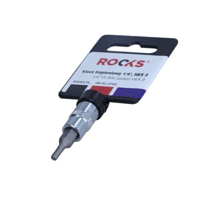 Cap Cheie Tubulara Rooks HEX 3mm | Crom Vanadiu