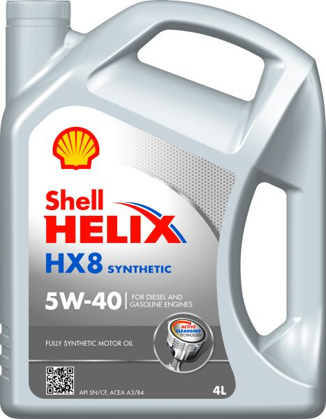 Shell Helix HX8 5W40 - Protecție Sintetică