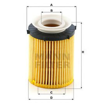 Filtru ulei Mann-Filter HU 711 6 z - Protecție Motor