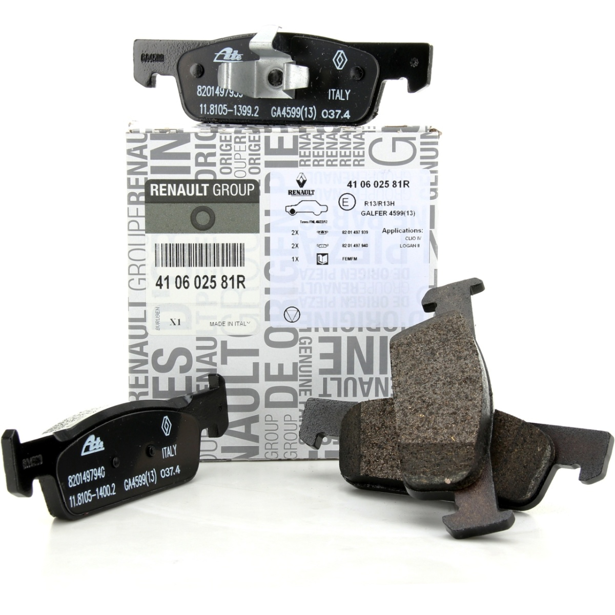 Set Placute Frana Dacia Logan 2 Siguranță | 410602581R