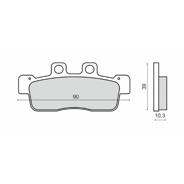 Placute Frana RMS Yamaha NXC - Siguranta Maxima