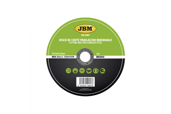 Disc Taiere Otel Inoxidabil 115x1 mm T41 JBM
