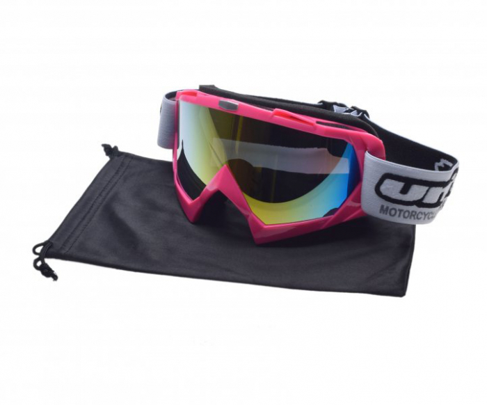 Ochelari Motocross Unit - Protecție și Stil Roz