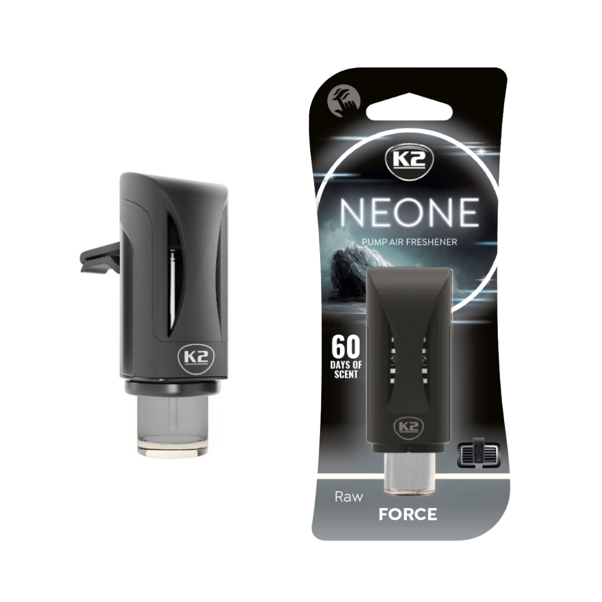 Odorizant Auto K2 Neone Raw Force, intensitate reglabila