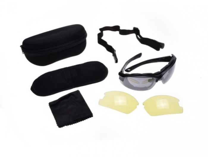 Wmx Set Ochelari Moto cu Lentile Galbene