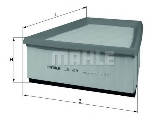 Filtru aer MAHLE ORIGINAL LX 709 - Calitate premium