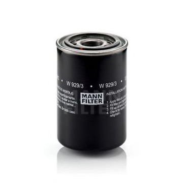 Filtru Ulei Mann-Filter W 929 3 - Protecție Premium
