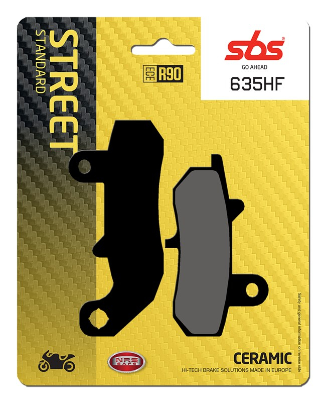 SBS 635HF Plăcuțe Frână Ceramic | Siguranță maximă