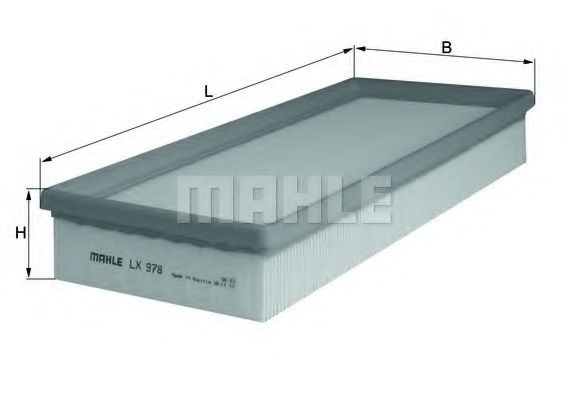Filtru Aer Mahle LX 978 Ford Mondeo | Original