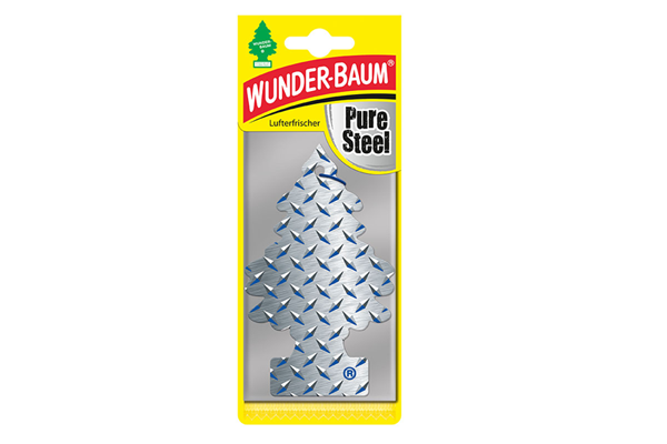 Odorizant auto Wunder-Baum PURE STEEL, miros discret