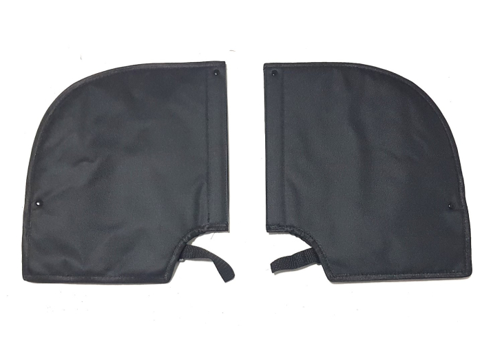 Set 2 protectii antivant imblanite ghidon Roy, negru