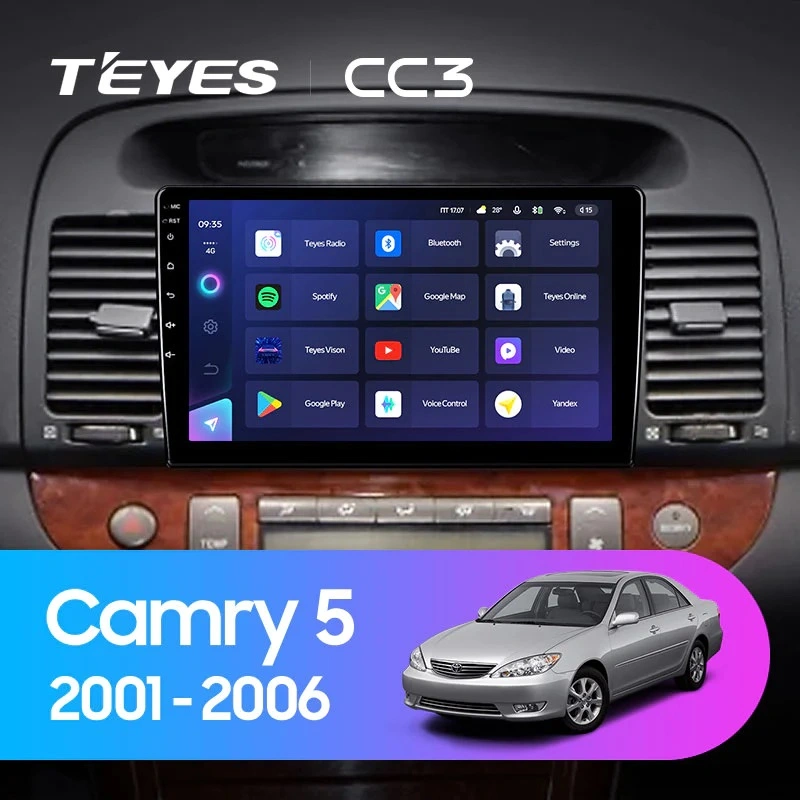Teyes CC4 PRO Navigație AI Toyota Camry 9.5"