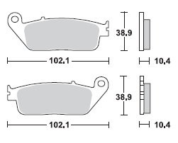 Placute Frana TRW MCB631 | Siguranta Maxima