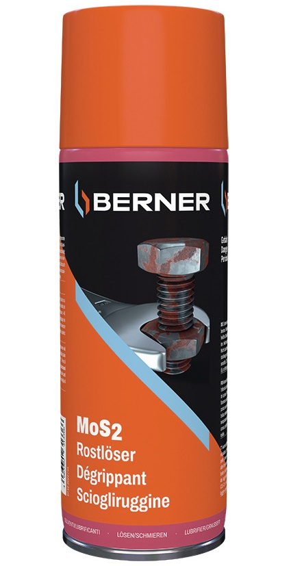 Spray Degripant MoS2 Berner 400ml, Lubrifiere pana la +300°C