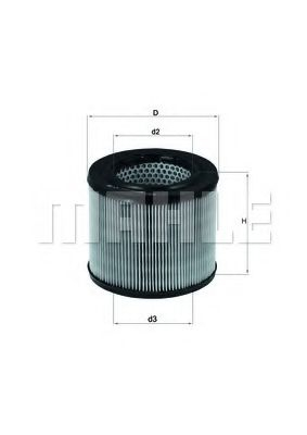 Filtru aer KNECHT LX 194 BMW Protecție Motor