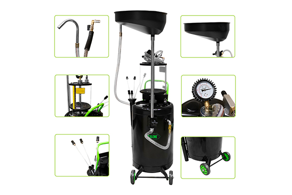 Colector Ulei Uzat cu Aspiratie 90L JBM pentru Atelier