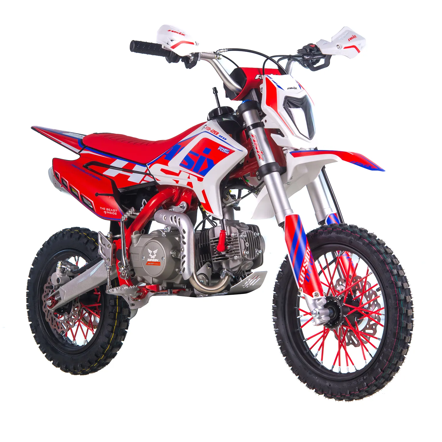 Motocicleta Enduro Asix XB28 110cc, 4T, roti 14/12, far