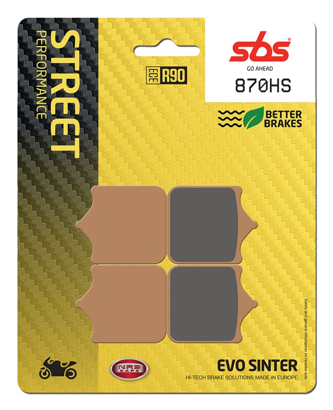 Plăcuțe Frână SBS 870HS Street Sinter