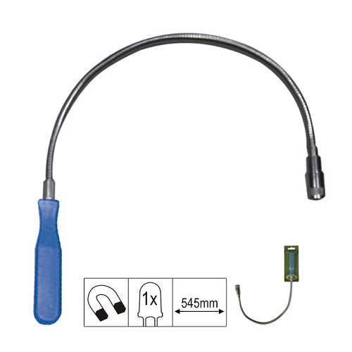 Recuperator Flexibil cu Magnet si LED JBM pentru Atelier