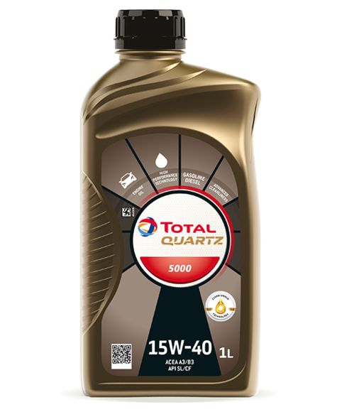 Total Quartz 5000 15W40 - Protecție Motor