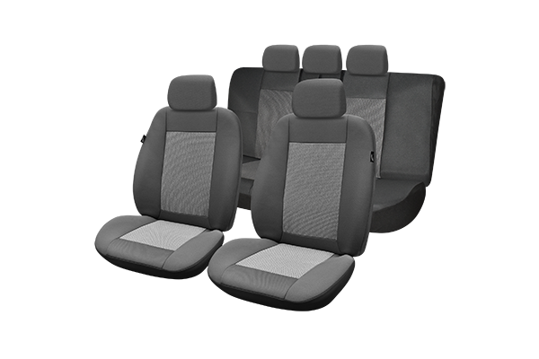 Set huse scaun Lux negru UMB2 Umbrella, compatibil AIRBAG