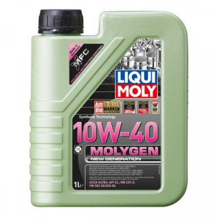 Ulei motor Liqui Moly Molygen 10W-40 1L, protectie uzura