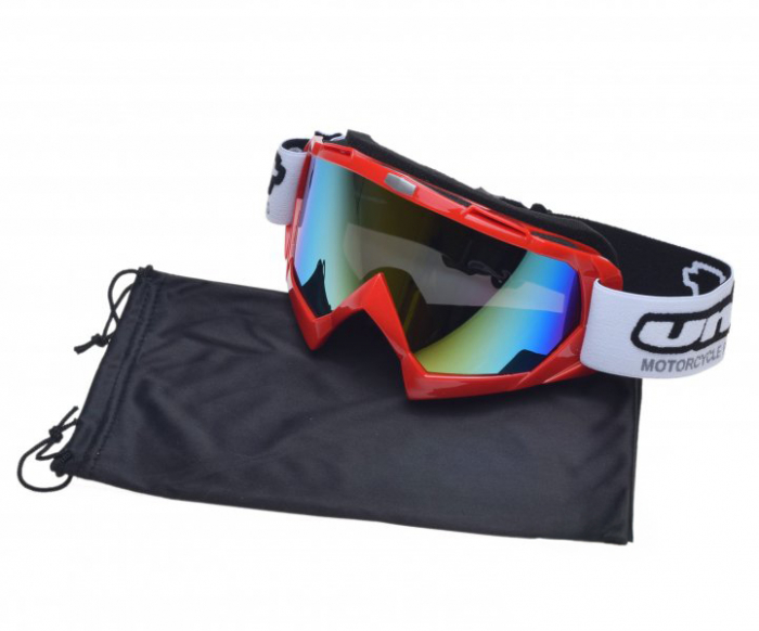 Ochelari Unit Motocross Rosu - Protecție și Stil