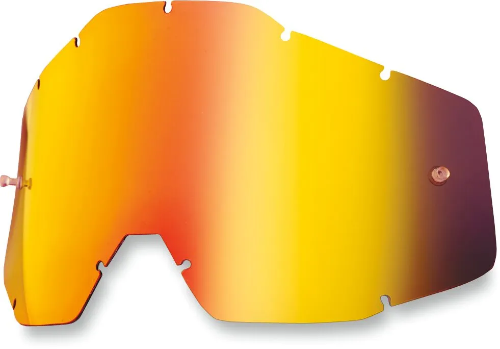 Lentila 100% Racecraft Accuri Mirror Red Dual pentru copii