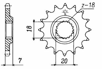 Pinion Fata EMGO 12 Dinti - Performanta Superioara