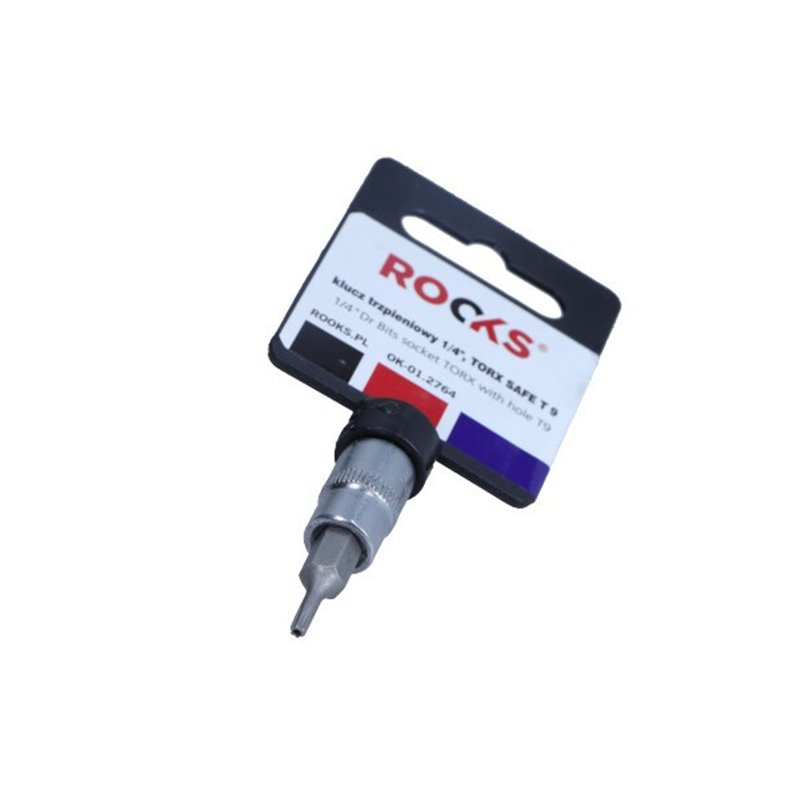 ROOKS Cap Cheie Tubulară Torx T9 1/4"