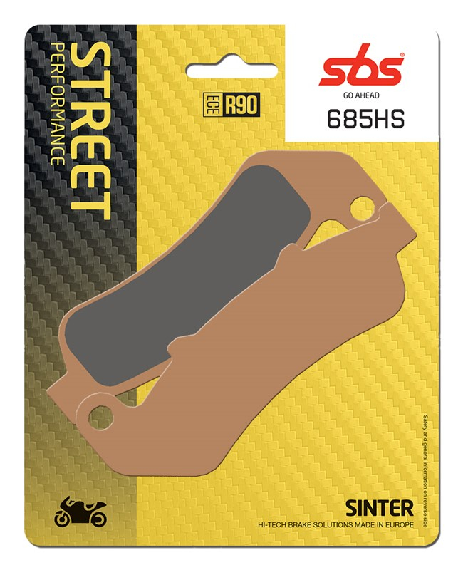 SBS Placute Frana 685HS Street Sinter - Performanta